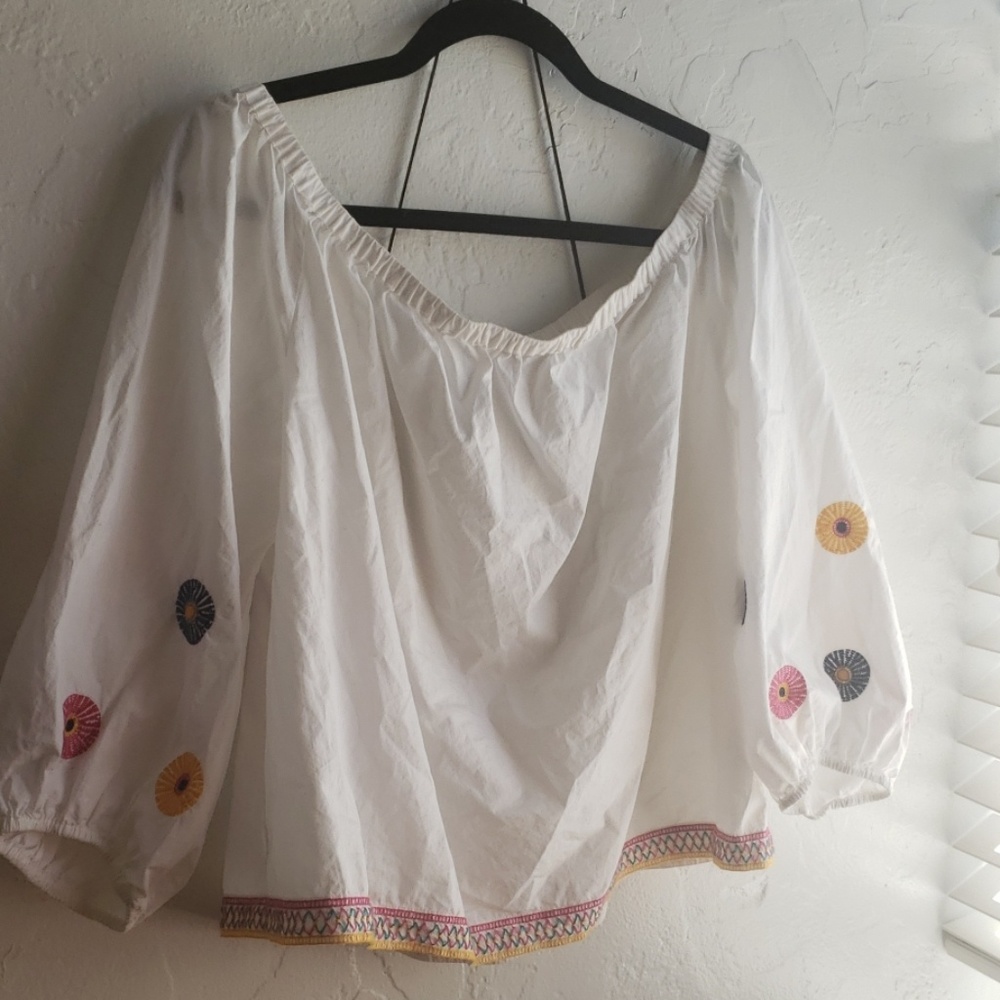 Madewell off-shoulder top